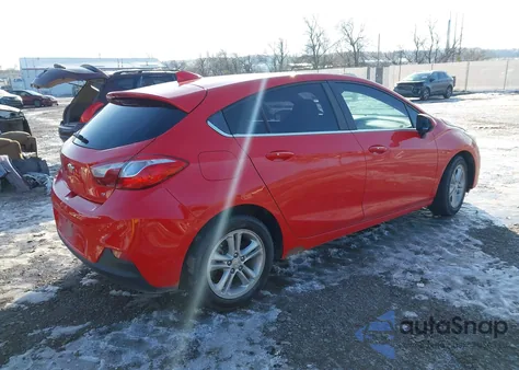 2018 Chevrolet Cruze Lt Auto from USA, damaged, VIN 3G1BE6SM6JS601526